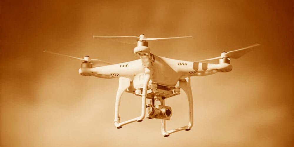 inspeção com drone