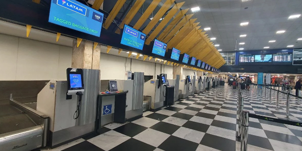 Despacho de bagagens em congonhas