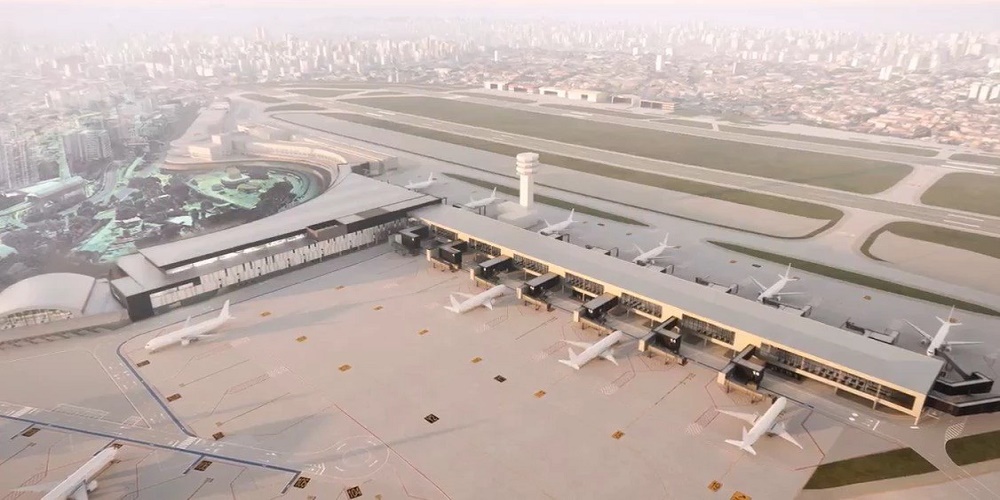 Aena divulga imagens inéditas do futuro terminal do aeroporto de Congonhas; veja álbum - Fonte: Divulgação